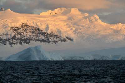 Sunrise, Gerlache Strait, Antarctica