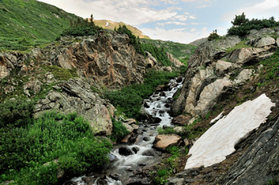 Upper Lost Man, Cascading Water, Colorado