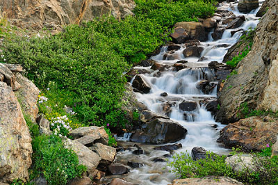 Upper Lost Man, 28 July, Cascading Water, Colorado