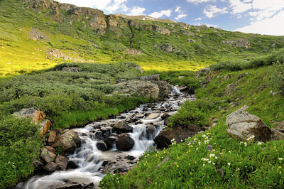 Upper Lost Man, Cascading Water, Colorado