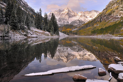 Maroon belles and creek road, Colorado