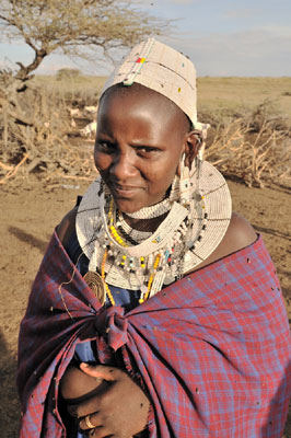 Masai lady 1, Loliondo, Tanzania